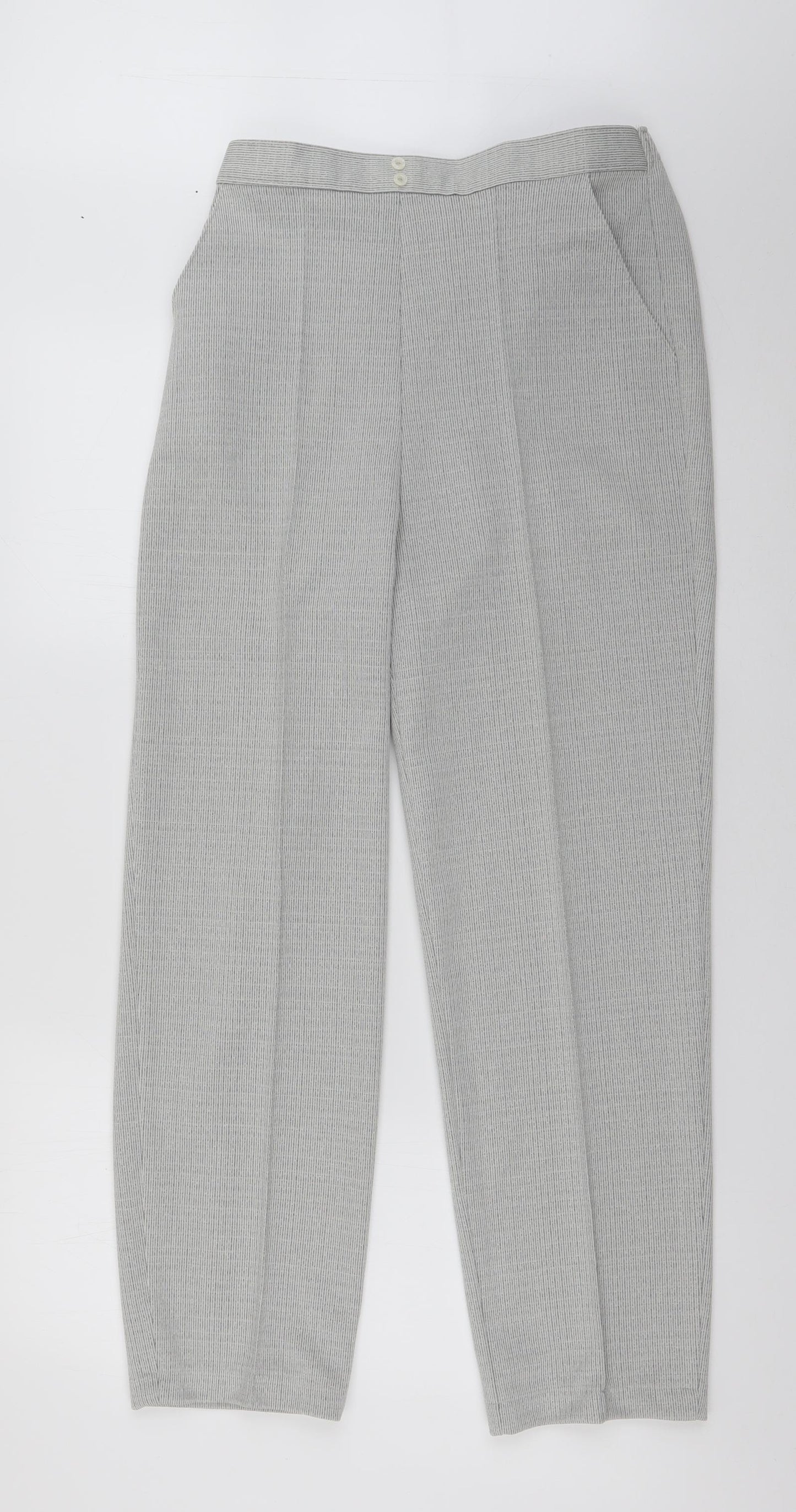 Womens UK Size 12 St Michael Regular Fit  Grey Trousers