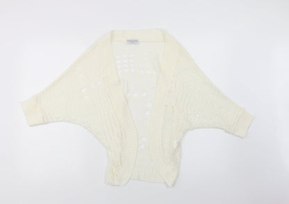 Womens UK Size One Size Internacionale Ivory Cardigan Jumper