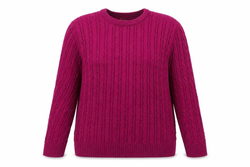 Womens UK Size L CHIC Purple Pullover Jumper