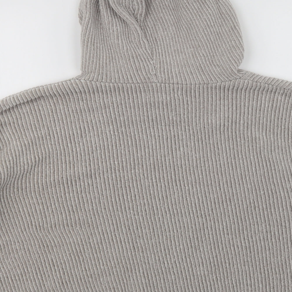 Primark Womens Grey  Polyacrylate Fibre Pullover Hoodie Size XS