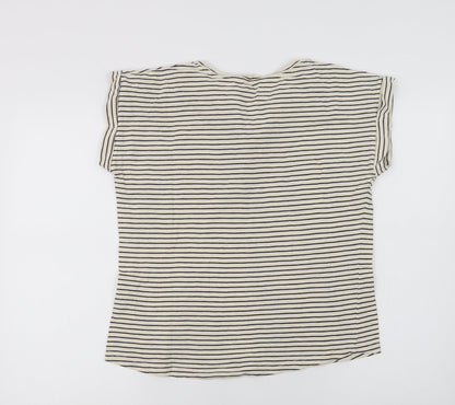 Womens UK Size M Part Two Ivory Basic Blouse