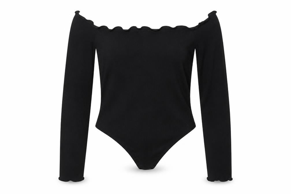 Womens UK Size 12 Stylewise Black Cropped Blouse