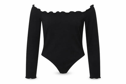 Womens UK Size 12 Stylewise Black Cropped Blouse