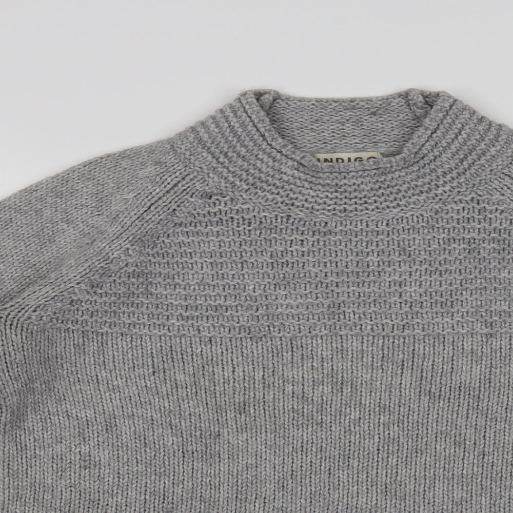 Womens UK Size 8 Marks and Spencer Grey Pullover Jumper