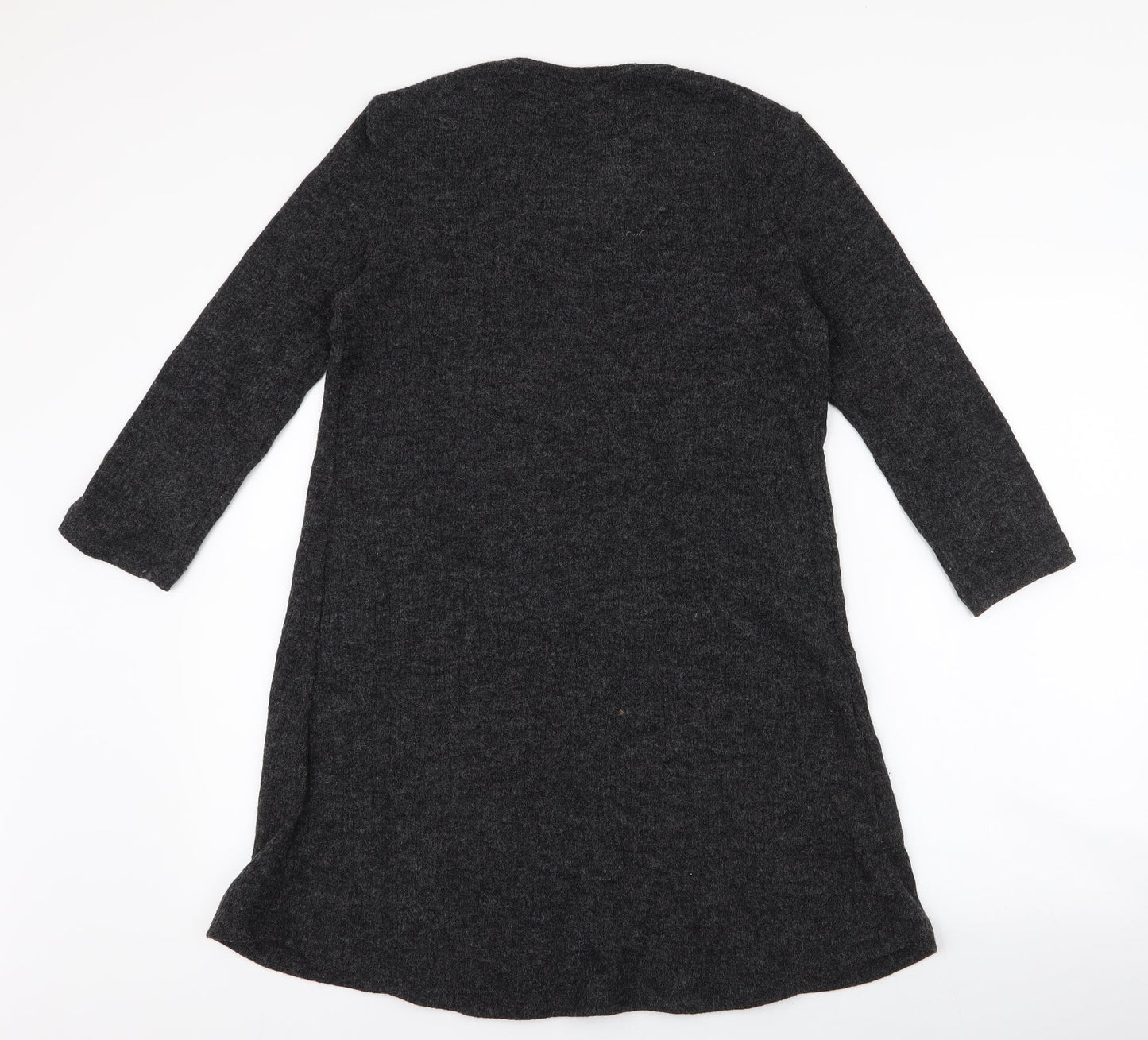 SheIn Womens Grey  Polyester Jumper Dress  Size S  Round Neck Pullover