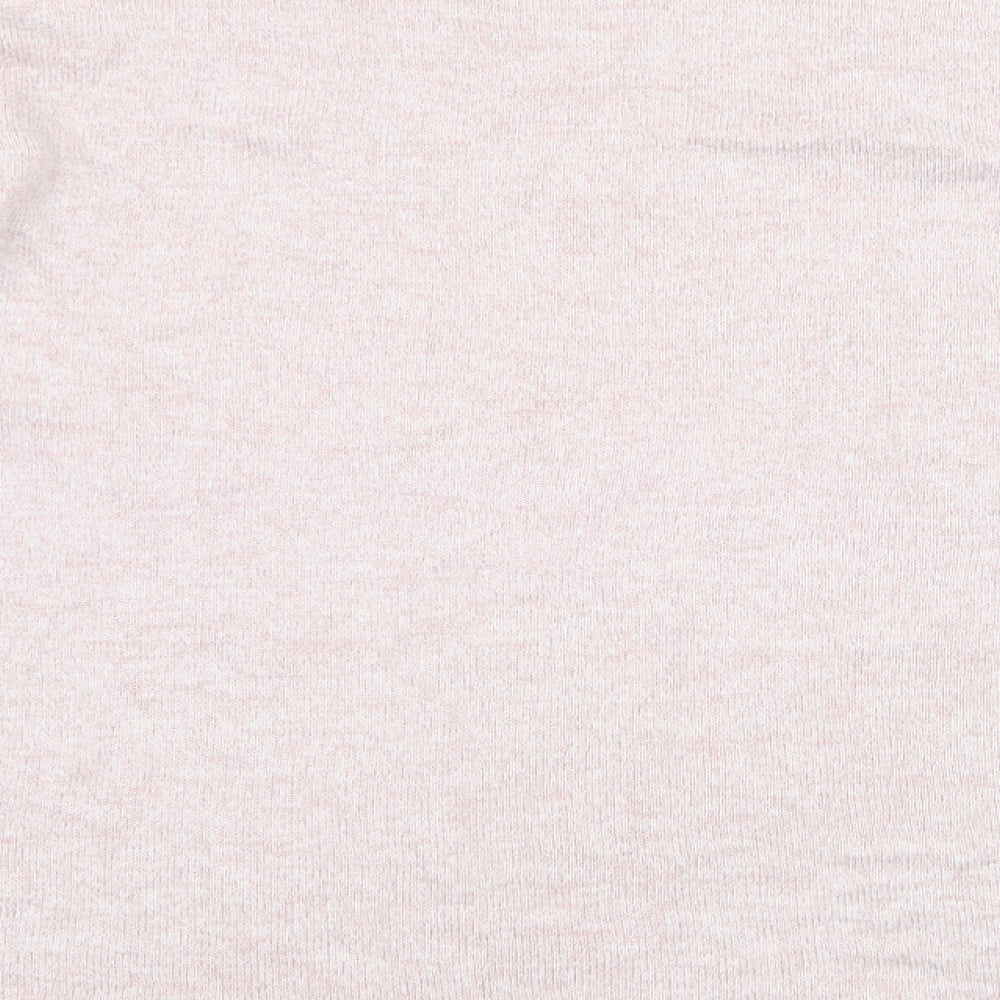 Womens UK Size L Zara Pink Jersey T-Shirt