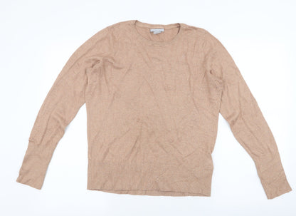 Womens UK Size L H&M Brown Pullover Jumper