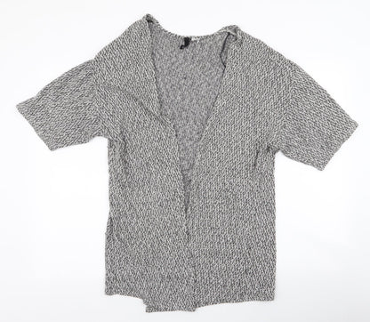 Womens UK Size 6 Divided by H&M Grey Cardigan Jumper