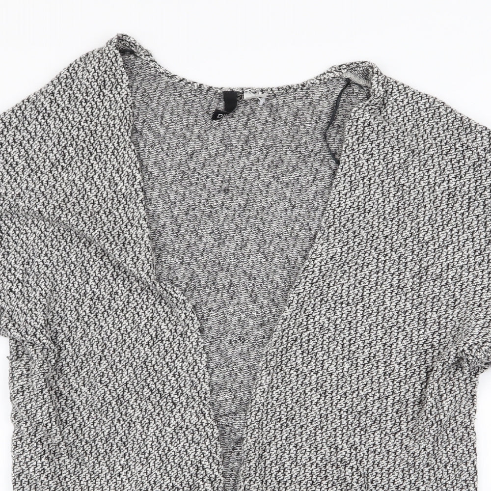 Womens UK Size 6 Divided by H&M Grey Cardigan Jumper