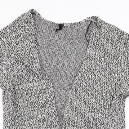 Womens UK Size 6 Divided by H&M Grey Cardigan Jumper