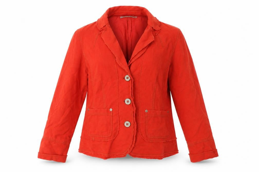 Womens UK Size 12 Sandwich Red Jacket