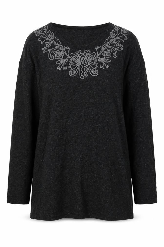 Womens UK Size M EAST Grey Pullover Jumper