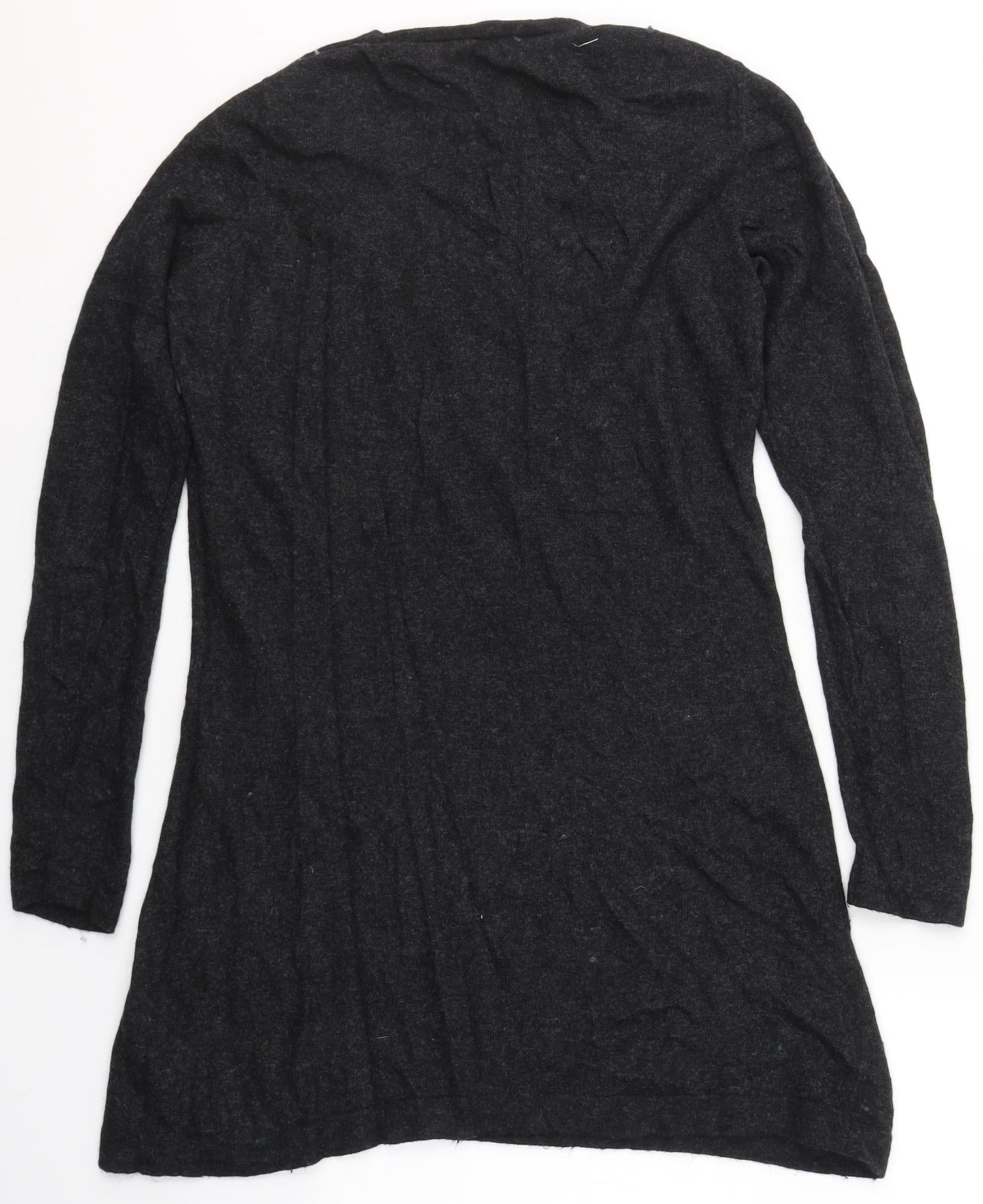 EAST Womens Grey Round Neck  Viscose Pullover Jumper Size M