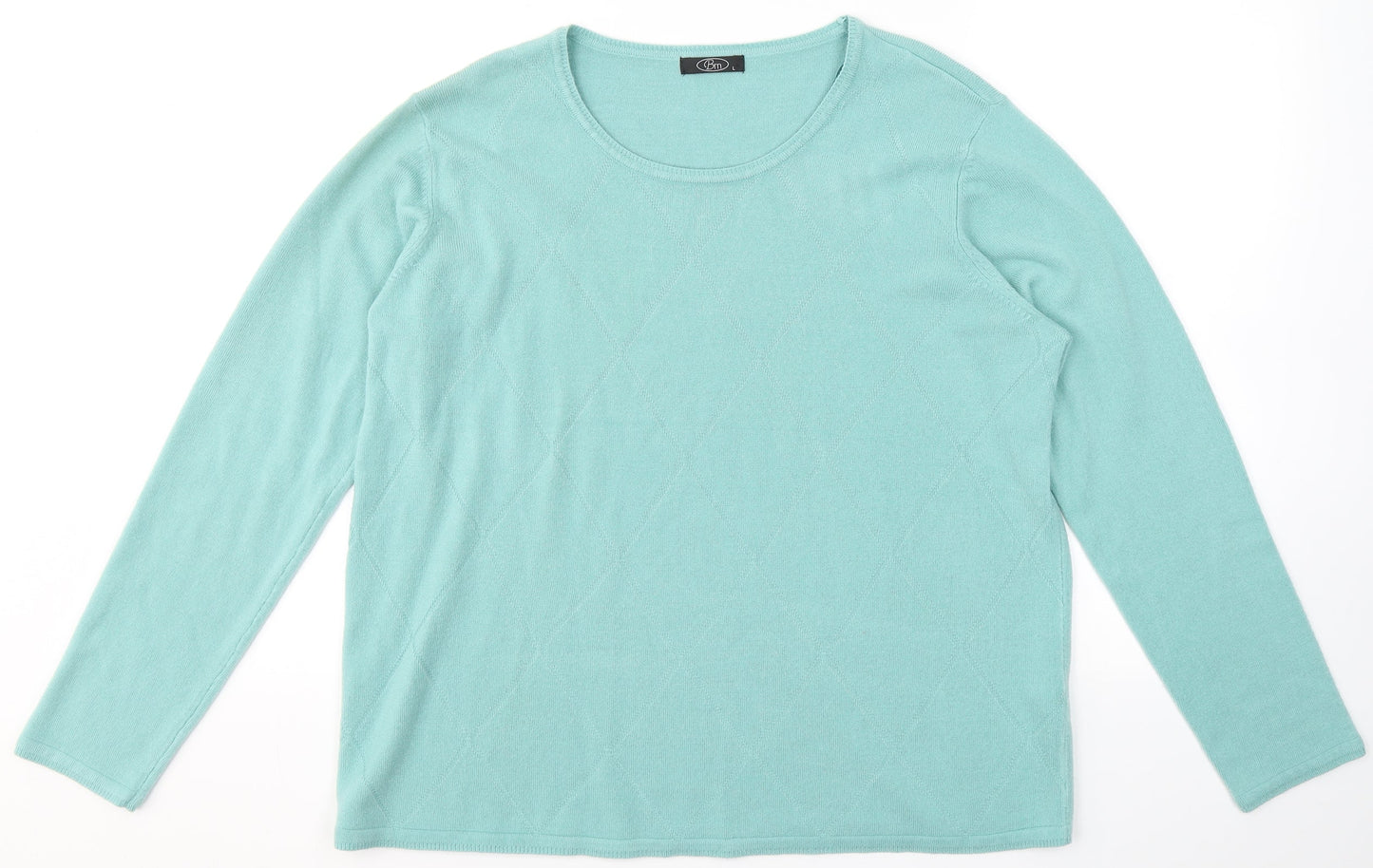 Womens UK Size L BM Blue Pullover Jumper