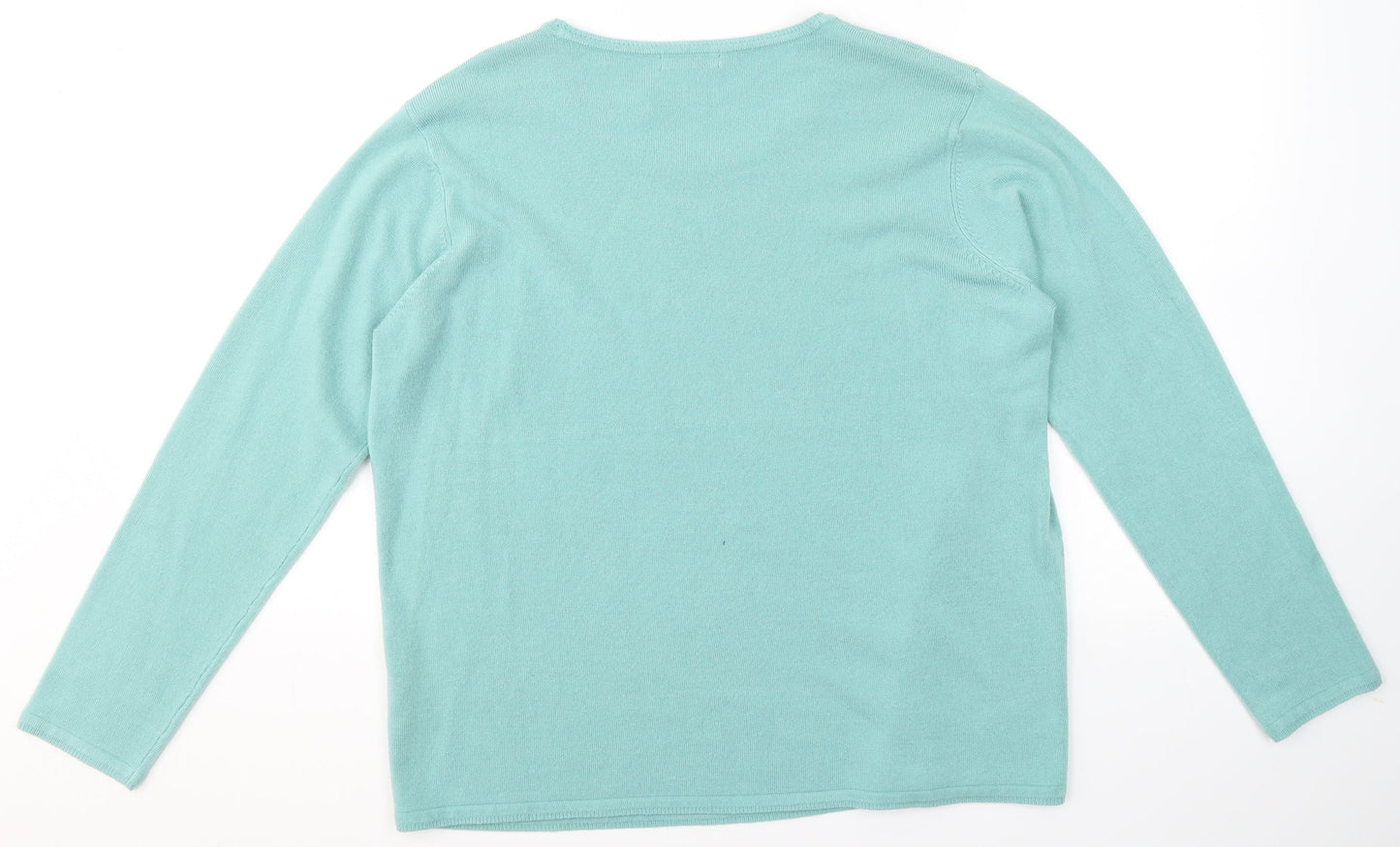 Womens UK Size L BM Blue Pullover Jumper