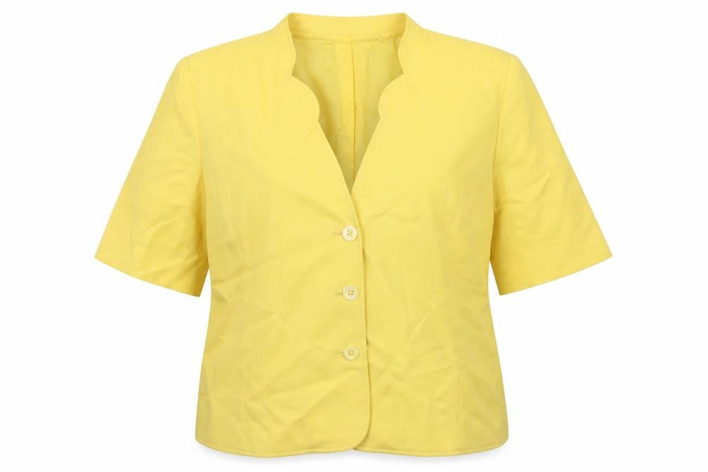 Womens UK Size 18 Country Casuals Regular Yellow Blazer