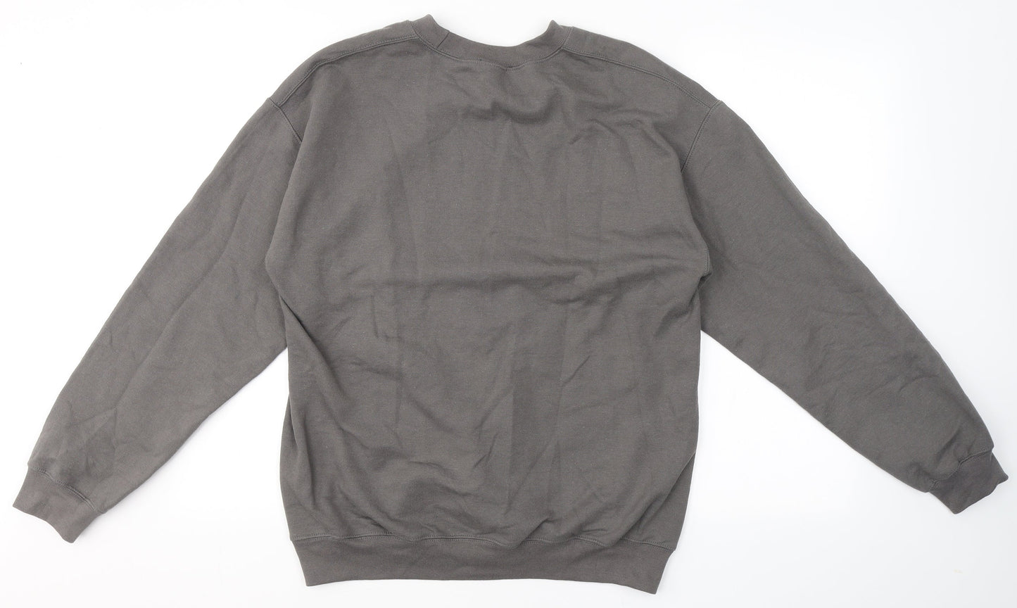 Love Womens Grey  Cotton Pullover Sweatshirt One Size   - Maybe baby