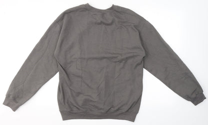 Love Womens Grey  Cotton Pullover Sweatshirt One Size   - Maybe baby