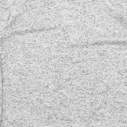 Matalan Girls Grey  Viscose Basic T-Shirt Size 5 Years Crew Neck  - My Unicorn made me Do it!