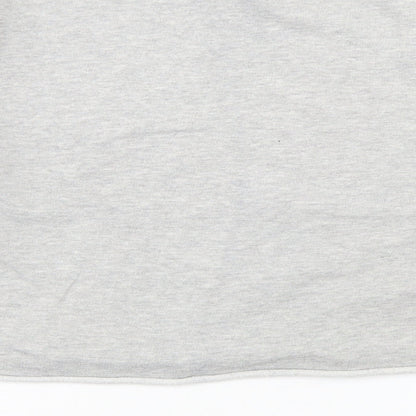 Miss Sefridge Womens Grey  Cotton Pullover Sweatshirt Size 14   - Cropped