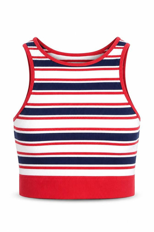 Womens UK Size XS Dunnes Stores Multicoloured Cropped Tank