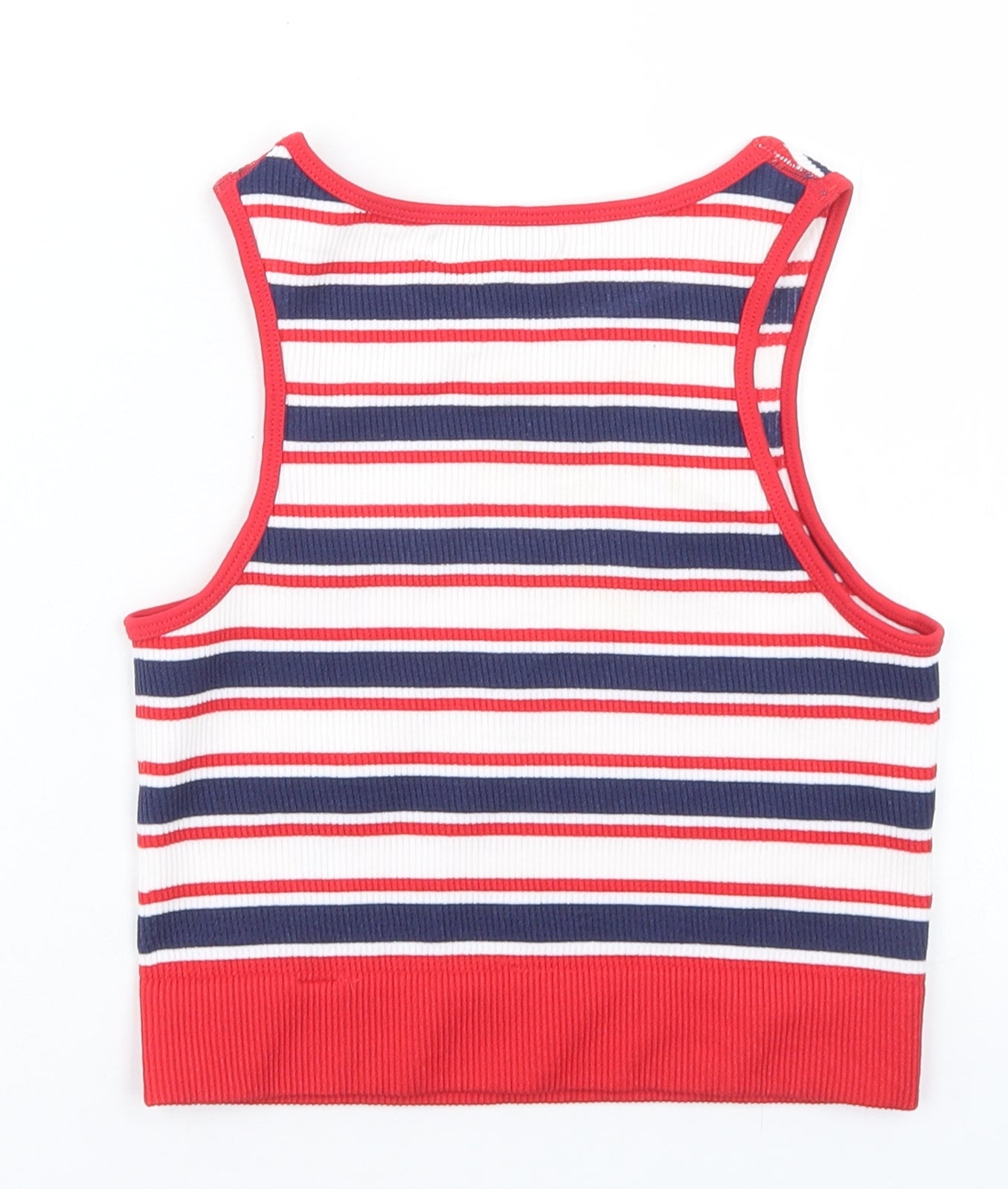 Womens UK Size XS Dunnes Stores Multicoloured Cropped Tank