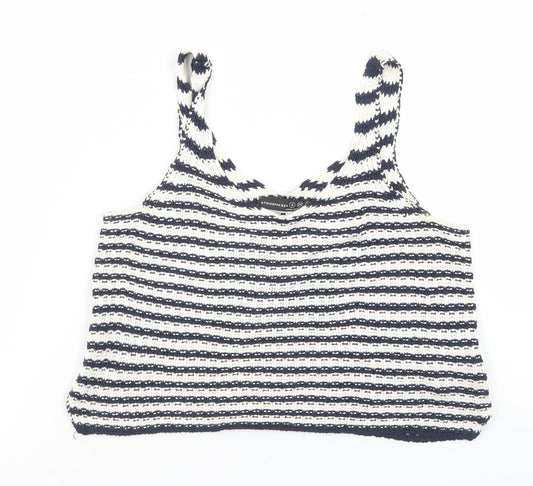 Womens UK Size 6 Atmosphere Blue Cropped Tank