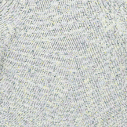 F&F Womens Blue Round Neck  Polyester Pullover Jumper Size 10