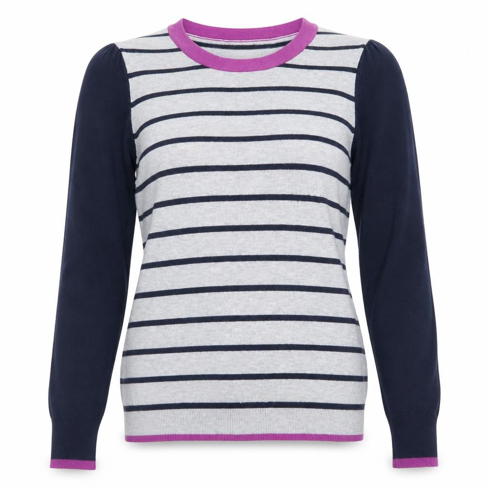Womens UK Size 12 M&Co Grey Pullover Jumper