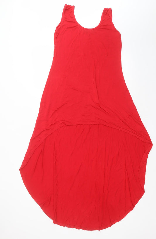 Womens UK Size L Chemistry Red Tunic Tank