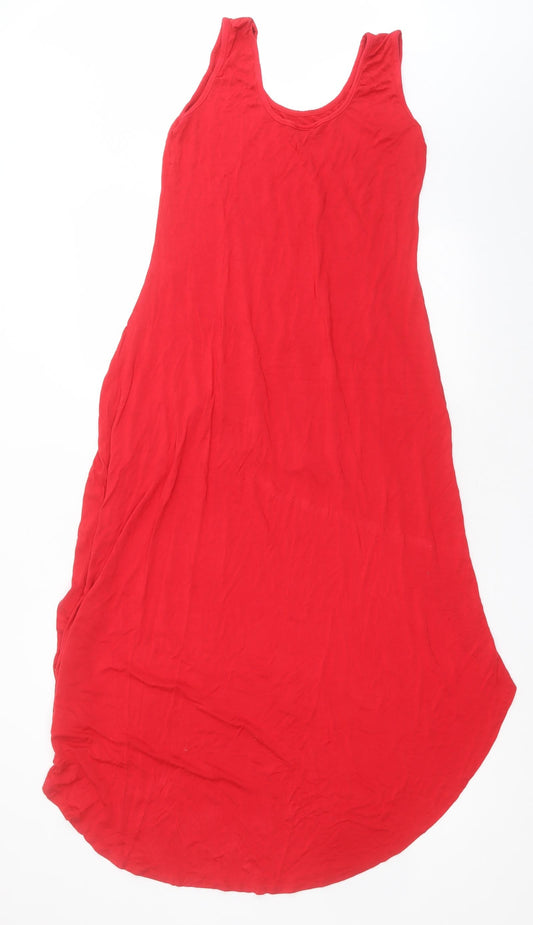 Womens UK Size L Chemistry Red Tunic Tank
