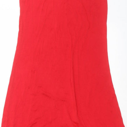 Womens UK Size L Chemistry Red Tunic Tank