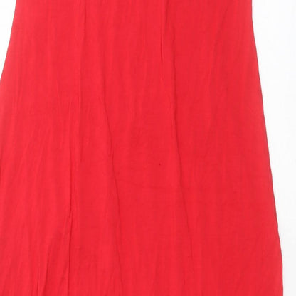 Womens UK Size L Chemistry Red Tunic Tank