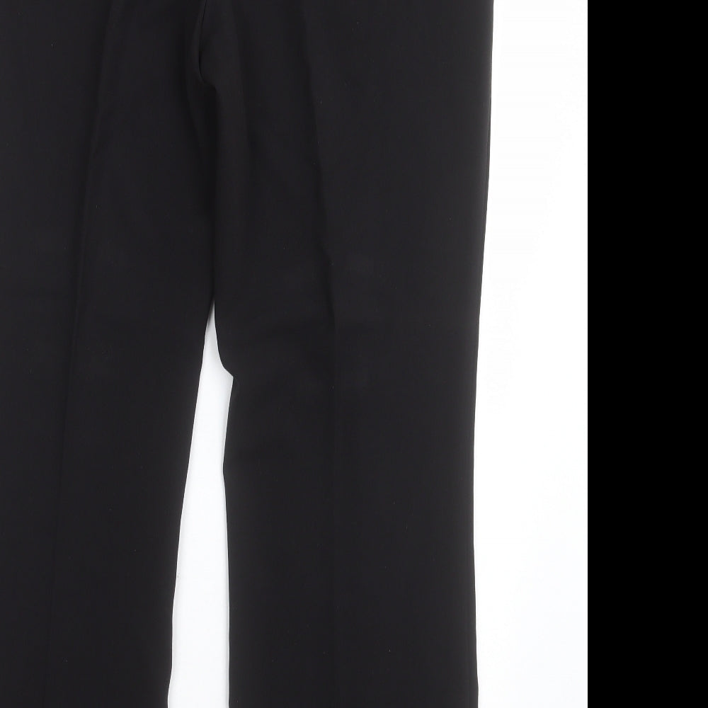 Womens UK Size 14 M&Co Regular Fit  Black Trousers