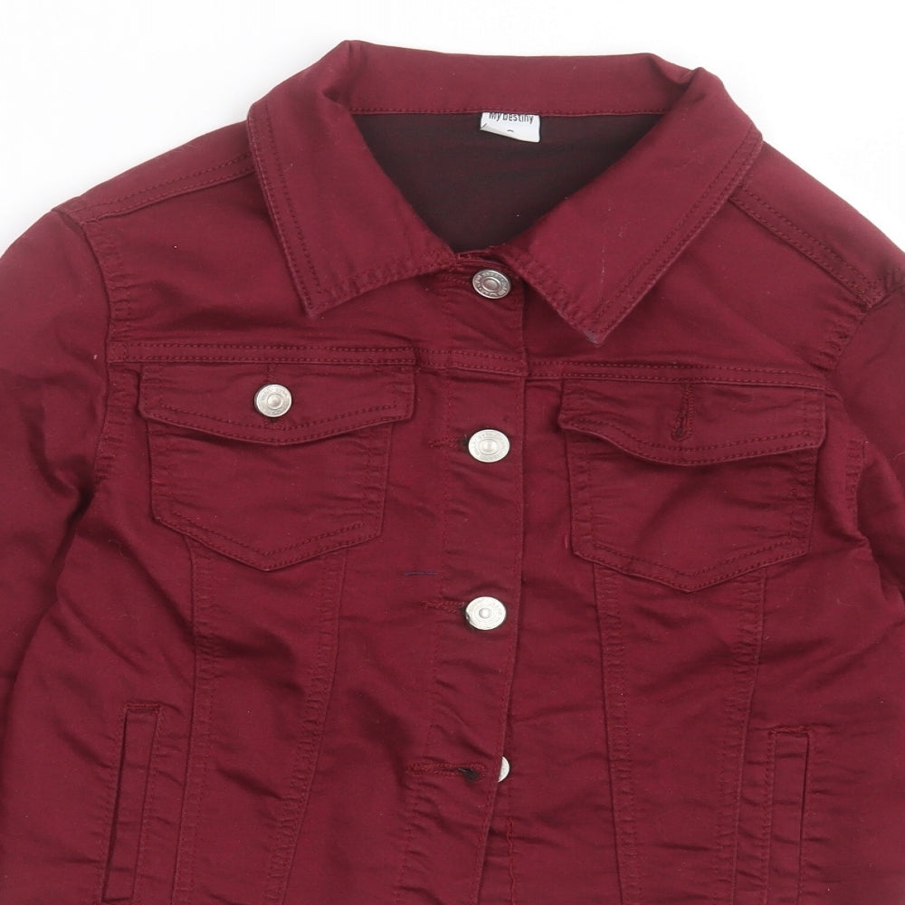 my destiny Womens Purple   Jacket  Size S  Button