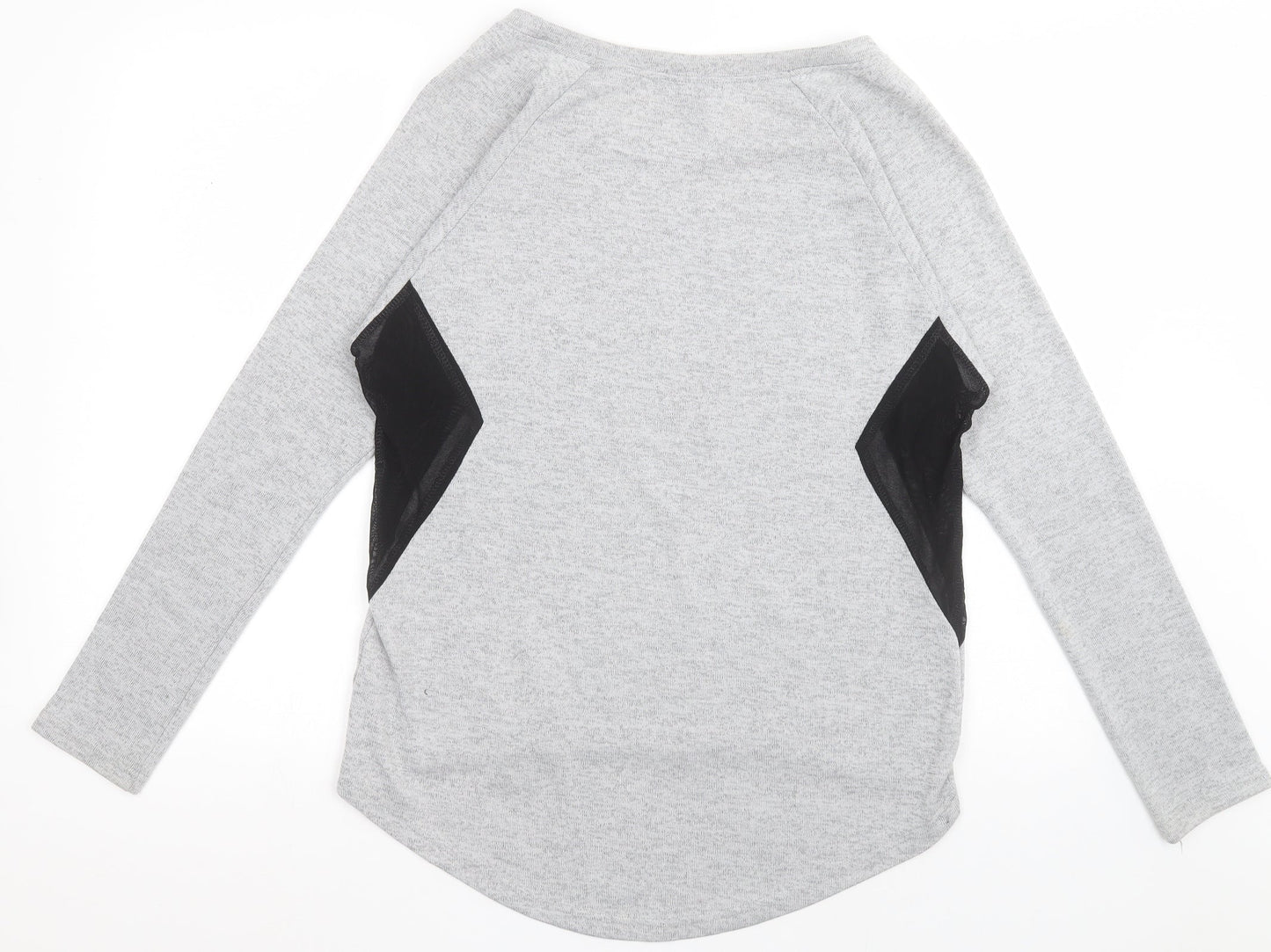Womens UK Size 10 IZABEL LONDON Grey Pullover Jumper