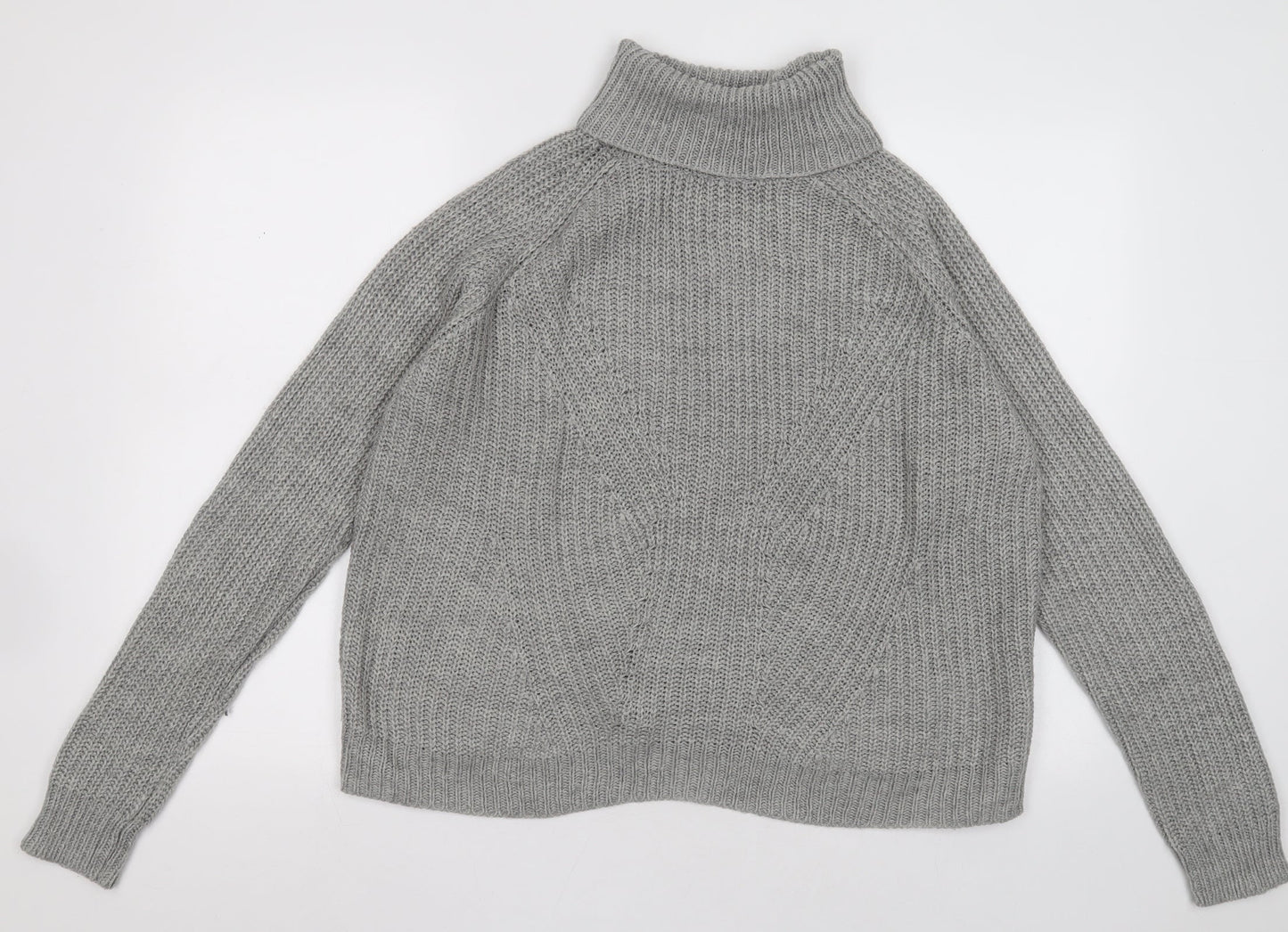 Womens UK Size XL Only Grey Pullover Jumper