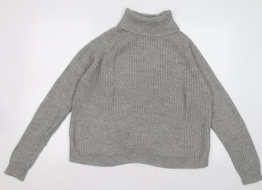 Womens UK Size XL Only Grey Pullover Jumper