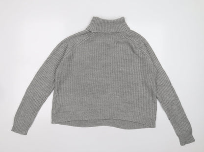 Womens UK Size XL Only Grey Pullover Jumper