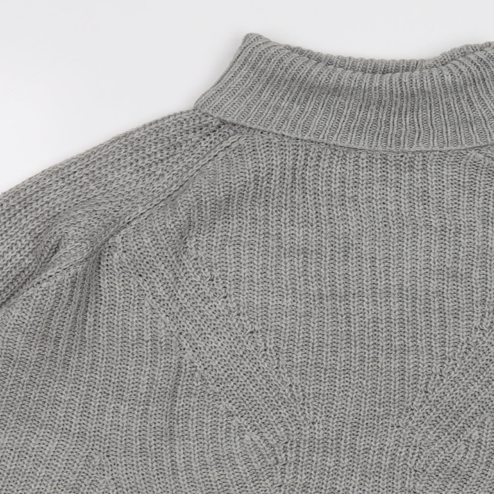 Womens UK Size XL Only Grey Pullover Jumper