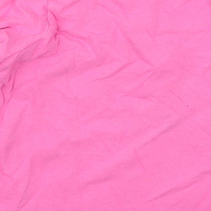 Matalan Girls Pink Solid Cotton Top Pyjama Top Size 4-5 Years  Pullover - It's Tiring Being So Beautiful