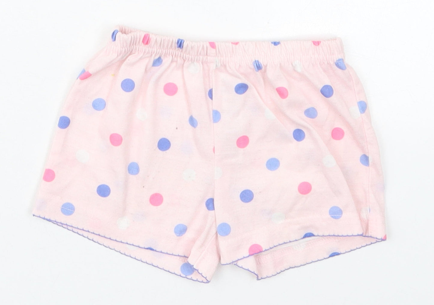 Carters Girls Pink Polka Dot Polyester Cropped Trousers Size 12 Months   - Sleep Shorts