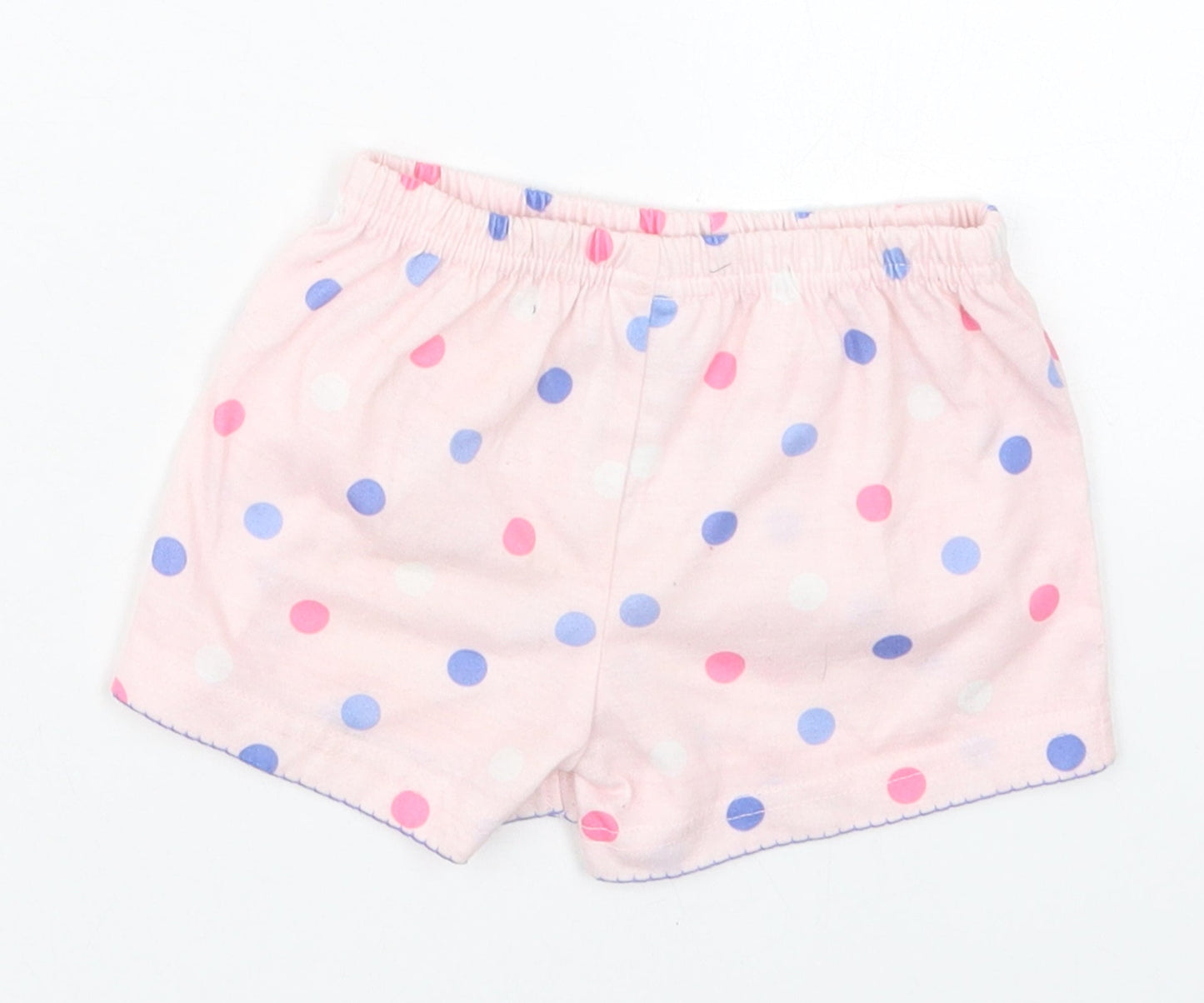 Carters Girls Pink Polka Dot Polyester Cropped Trousers Size 12 Months   - Sleep Shorts