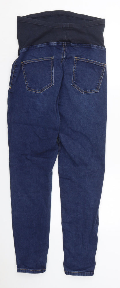 TU Womens Blue  Cotton Skinny Jeans Size 14 L20 in Regular