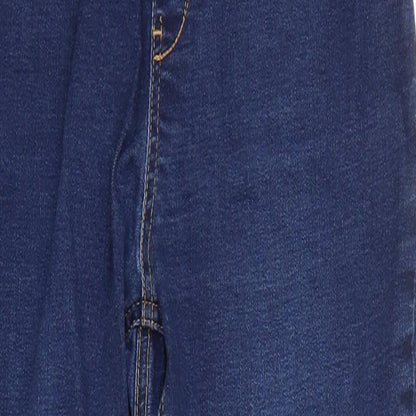 TU Womens Blue  Cotton Skinny Jeans Size 14 L20 in Regular