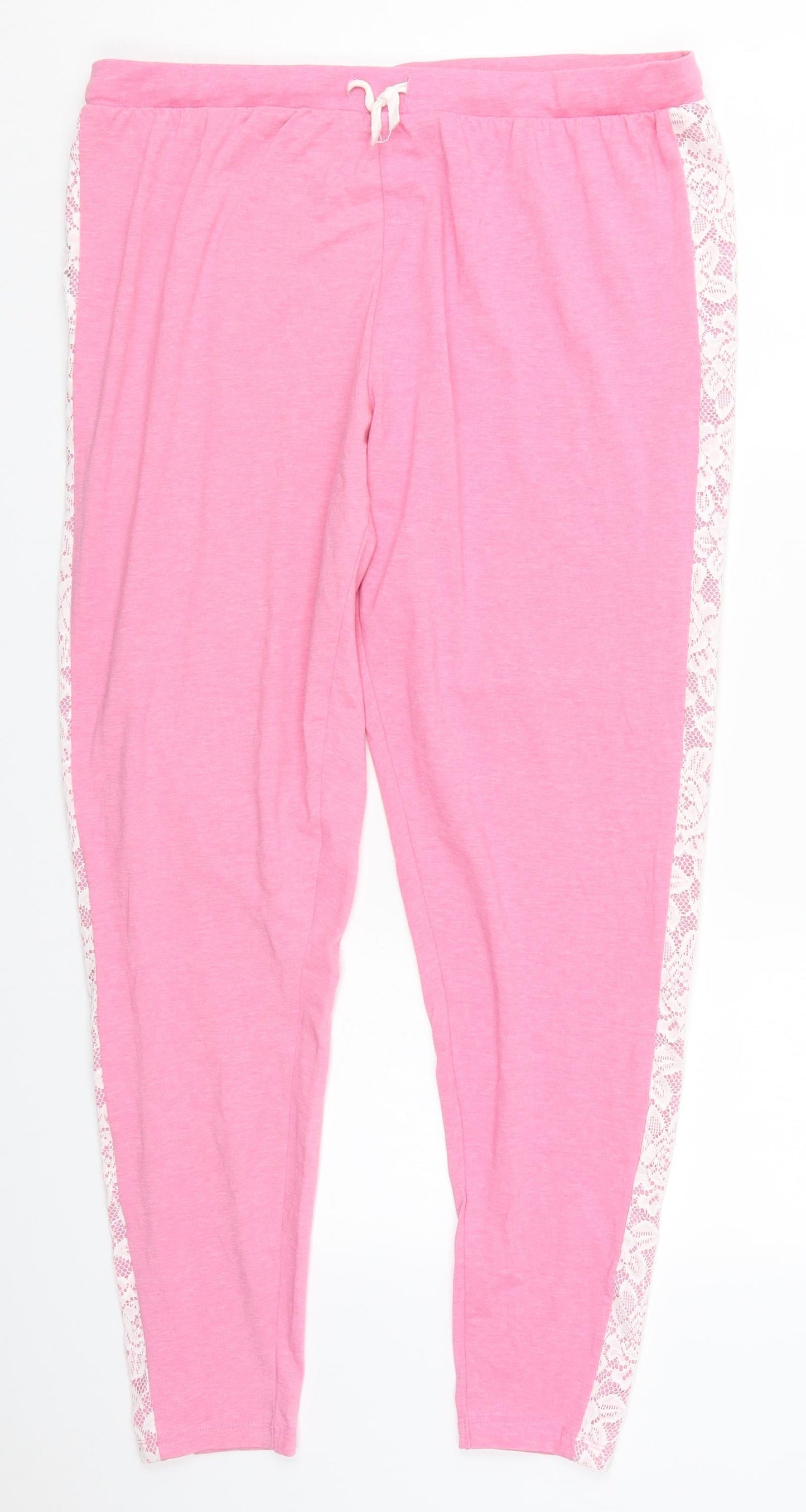 Womens UK Size 34 in Dunnes Regular Fit  Pink Trousers