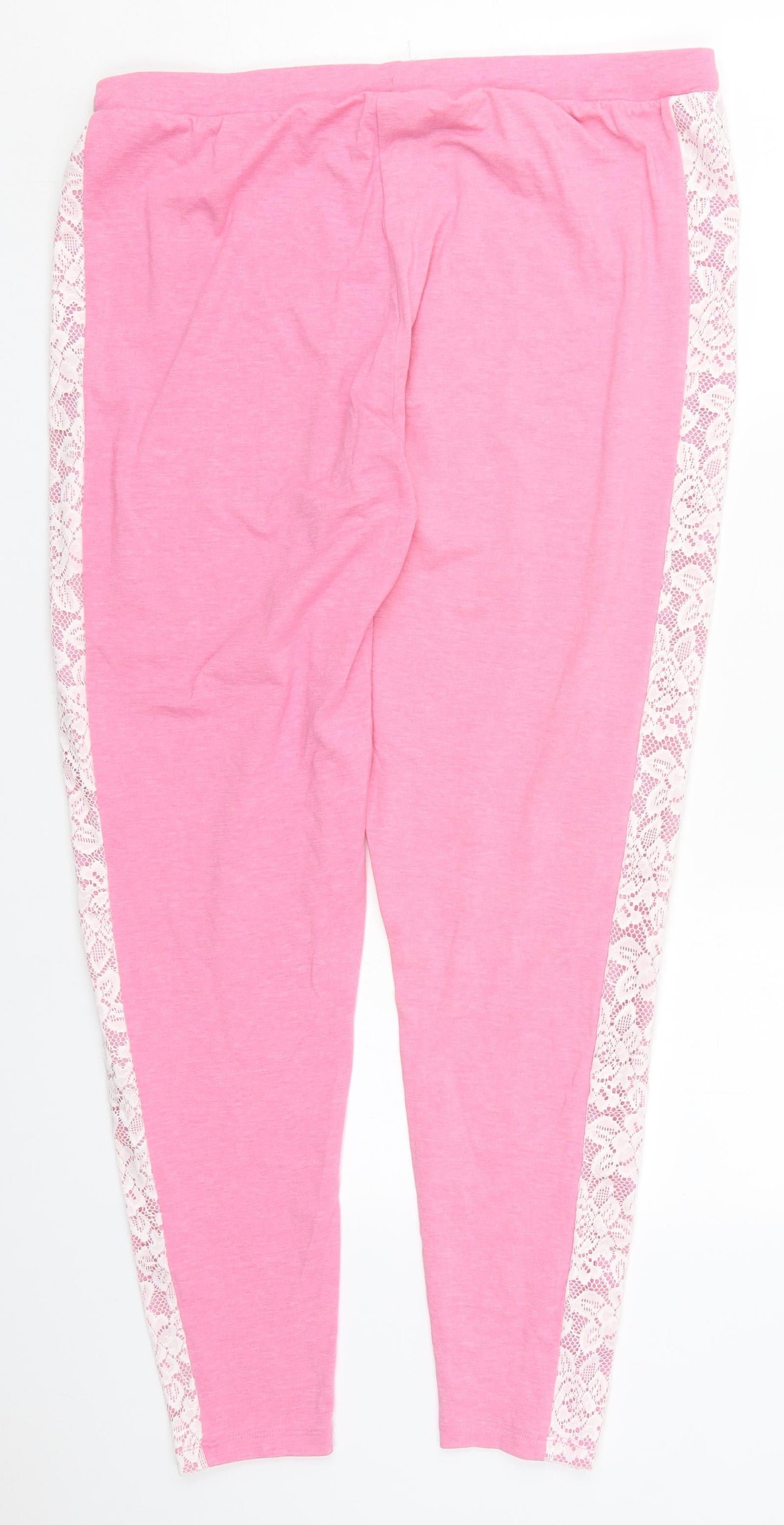 Womens UK Size 34 in Dunnes Regular Fit  Pink Trousers