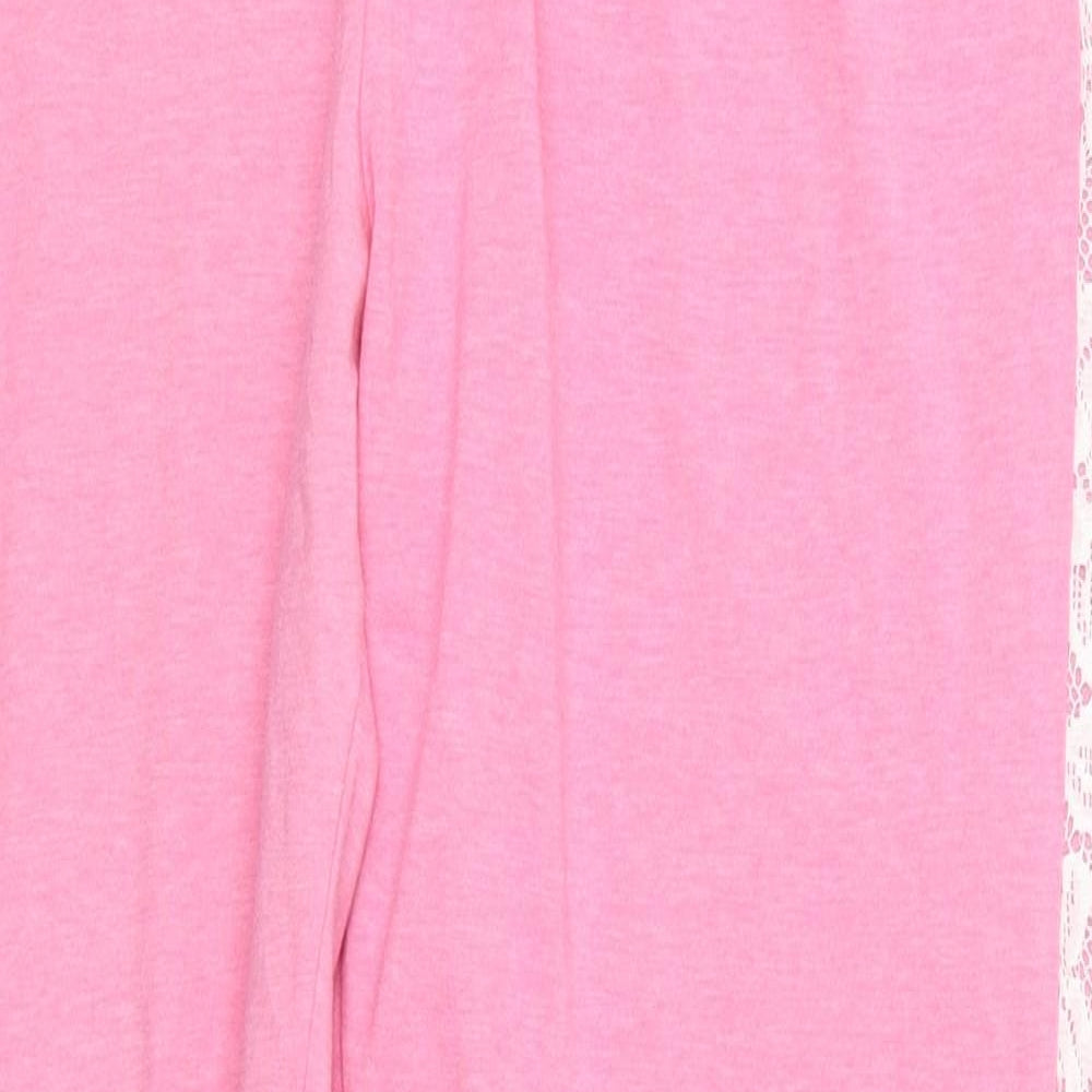 Womens UK Size 34 in Dunnes Regular Fit  Pink Trousers