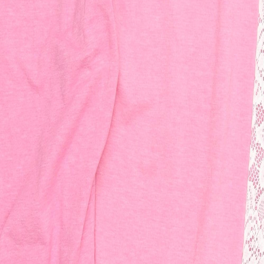 Womens UK Size 34 in Dunnes Regular Fit  Pink Trousers