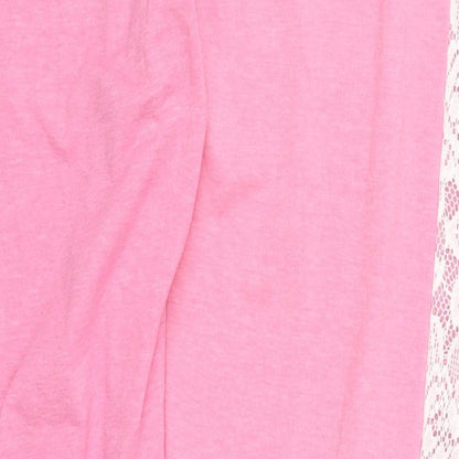 Womens UK Size 34 in Dunnes Regular Fit  Pink Trousers